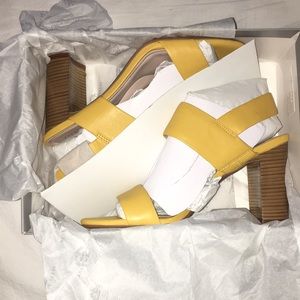 Preston & York yellow heels 81/2